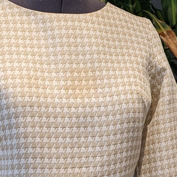 COPY - Houndstooth Peplum Blouse - Picture 4 of 11